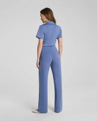 SPANX AirEssentials® Collared Tie-Waist Jumpsuit | Rain