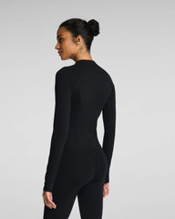 SPANX® PowerPlay Contour Full Zip Jacket | Very Black