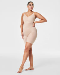 SPANXshape® Invisible Mid-Thigh Bodysuit | Champagne Beige