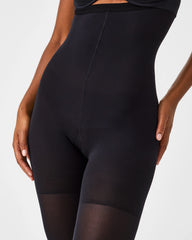 SPANXshape® High-Waisted Mid-Thigh Tight-End Tights® | Very Black