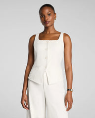 SPANX® EasyBreezy Cotton Linen Button-Down Vest
