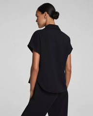 SPANX® CarryOn Collared Tee | Classic Black