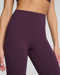 SPANXshape® BodyLine Cropped Leggings with Mid-Tummy Compression, 19" | Blackberry