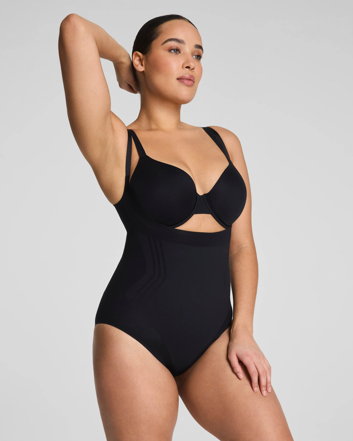SPANXsculpt® GoFigure Open-Bust Bodysuit | Very Black