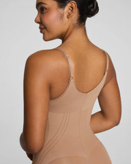 SPANXsculpt® GoFigure Open-Bust Mid-Thigh Bodysuit | Cinnamon