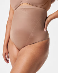 SPANXshape® Invisible High-Waisted Thong | Cafe Au Lait