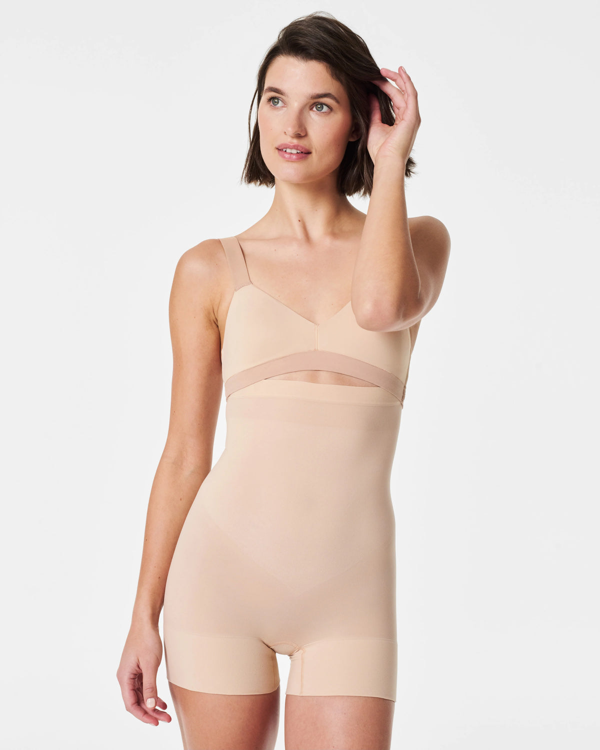 SPANXsculpt® Seamless Power High-Waisted Shorty | Soft Nude