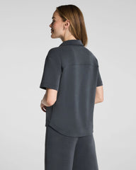SPANX AirEssentials® Sandwashed Button-Down Shirt | Graphite