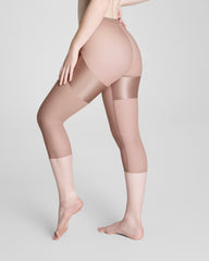 SPANXshape® Satin-X™ Capri | Cafe Au Lait