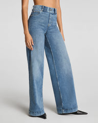 SPANXshape® EveryWear Pull-On Wide Leg Jeans | Antique Indigo