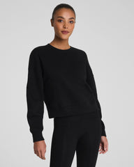 SPANX® BoostUp Cotton Fleece Crewneck