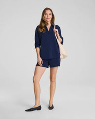 SPANX® AirEssentials® Oversized Button Down | Timeless Navy