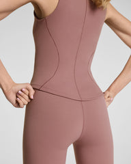 SPANX® PowerPlay High Neck Shelf Tank | Rosa