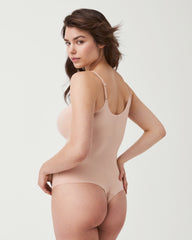SPANXshape® Invisible Cami Thong Bodysuit | Champagne Beige
