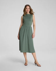 SPANXsmooth® Jersey High Neck Midi Dress