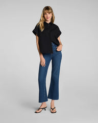 SPANXshape® Authentic 360 Raw Hem Kick Flare Jeans | Adriatic Blue