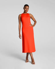 SPANX® Ponte Sleeveless A-Line Midi Dress