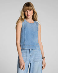 SPANX® Lightweight Denim Shell Tank | Seaside Blue