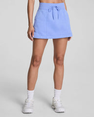 SPANX® BoostUp Cotton Fleece Skort, 15" | Hyacinth