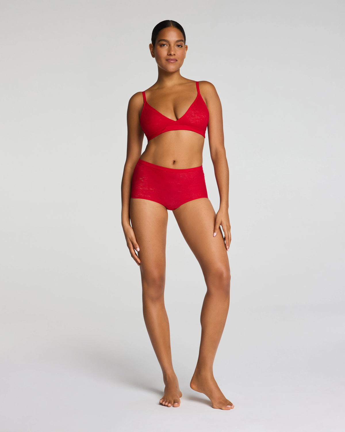 SPANXsupersmooth® Day to Date Night Lace Boyshort | SPANX® Red