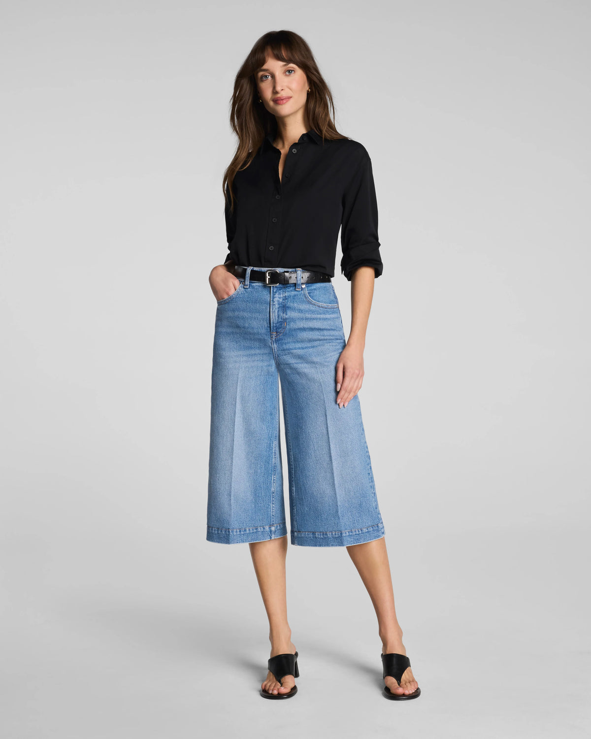SPANXshape® Authentic 360 Denim Culottes | Elysian