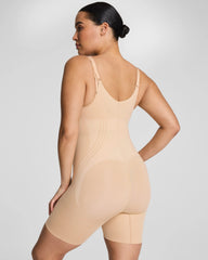 SPANXsculpt® GoFigure Open-Bust Mid-Thigh Bodysuit | Honey