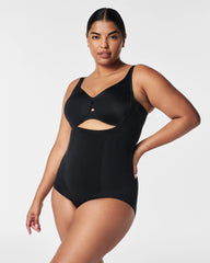 SPANXsculpt® OnCore Open-Bust Brief Bodysuit | Very Black