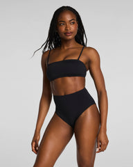 SPANXsmooth® Swim Bandeau Bikini Top | Very Black