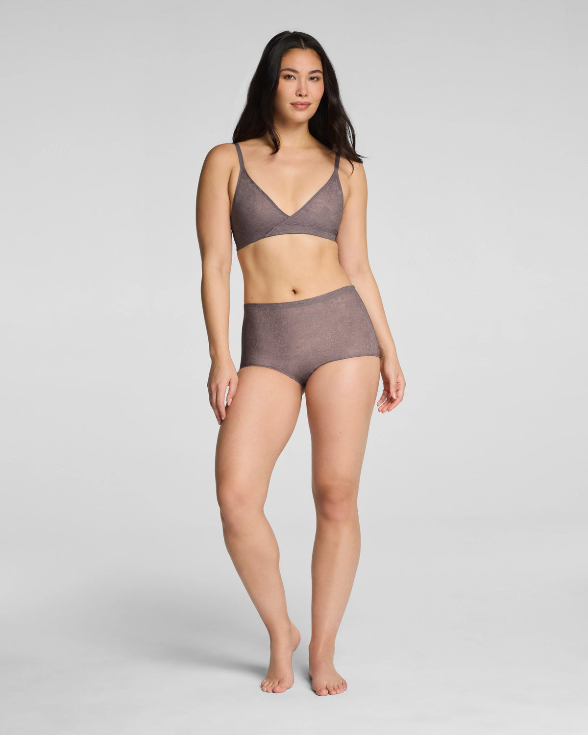 SPANXsupersmooth® Day to Date Night Lace Boyshort | Granite