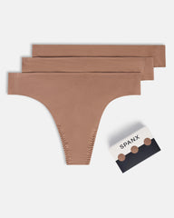 SPANXsmooth® Fit-To-You Supima® Cotton Thong 3-Pack Box