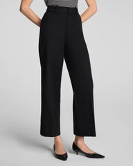 SPANXsupersmooth® Stretch Twill Cropped Wide Leg Pant | Classic Black