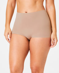 SPANXsmooth® Fit-To-You Boyshort 3-Pack Box | Toasted Oatmeal