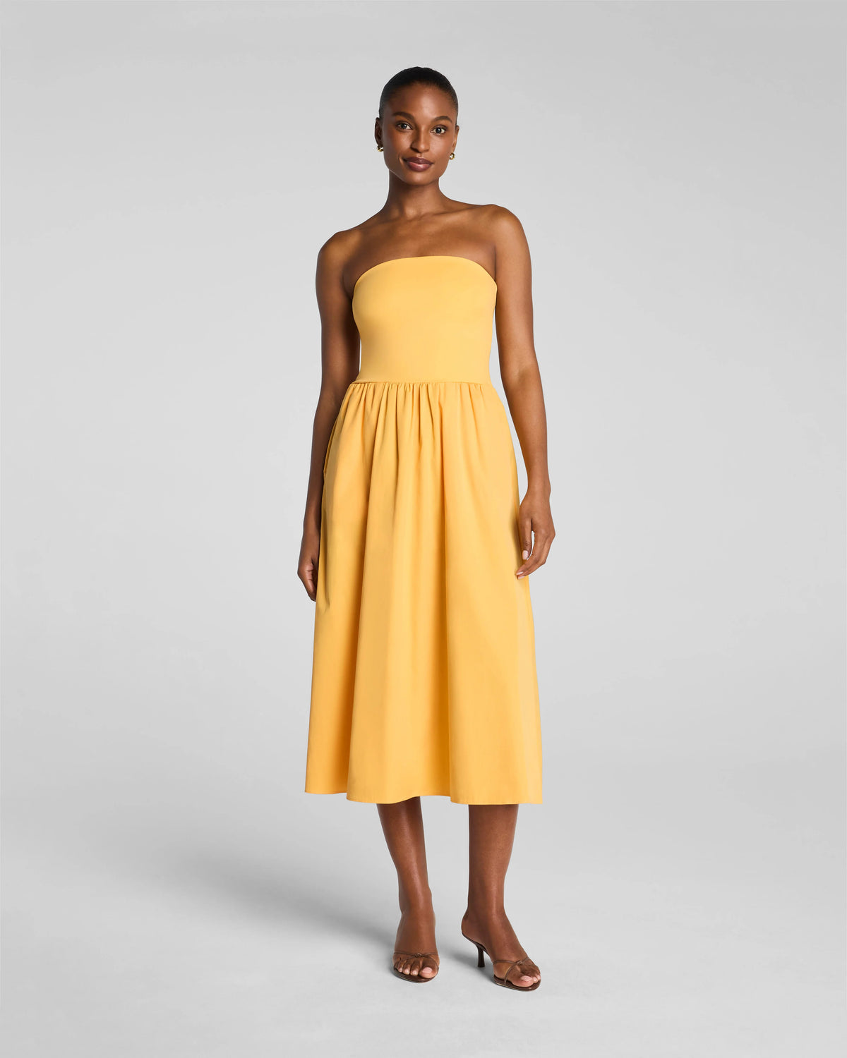 SPANXsmooth® Jersey Strapless Midi Dress | Marigold