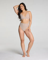 SPANXsupersmooth® Day to Date Night Lace Hi-Leg Brief | Chai