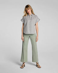 SPANXsupersmooth® Stretch Twill Cropped Easy Flare Pant