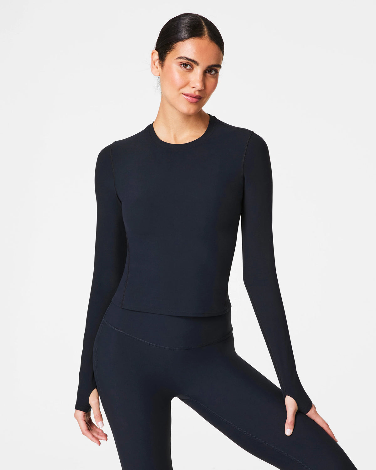 SPANX® OnForm Long Sleeve Top | Very Black