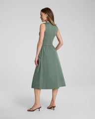 SPANXsmooth® Jersey High Neck Midi Dress | Eucalyptus