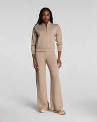 SPANX AirEssentials® Wide Leg Pant | Dune Heather