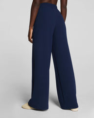SPANX AirEssentials® French Rib Wide Leg Pant | Timeless Navy