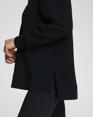 SPANX AirEssentials® Brushed Half Zip Tunic | Very Black