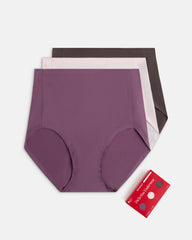 SPANXsmooth® Fit-To-You Brief 3-Pack Box | Prune/Rosebud/Dark Cacao