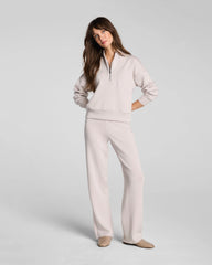 SPANX AirEssentials® Shawl Collar Half Zip | French Grey