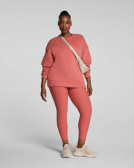 SPANX® BoostUp Cotton Fleece Crewneck Tunic | Clay