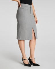 SPANX® WellSuited Pencil Skirt | Heather Grey
