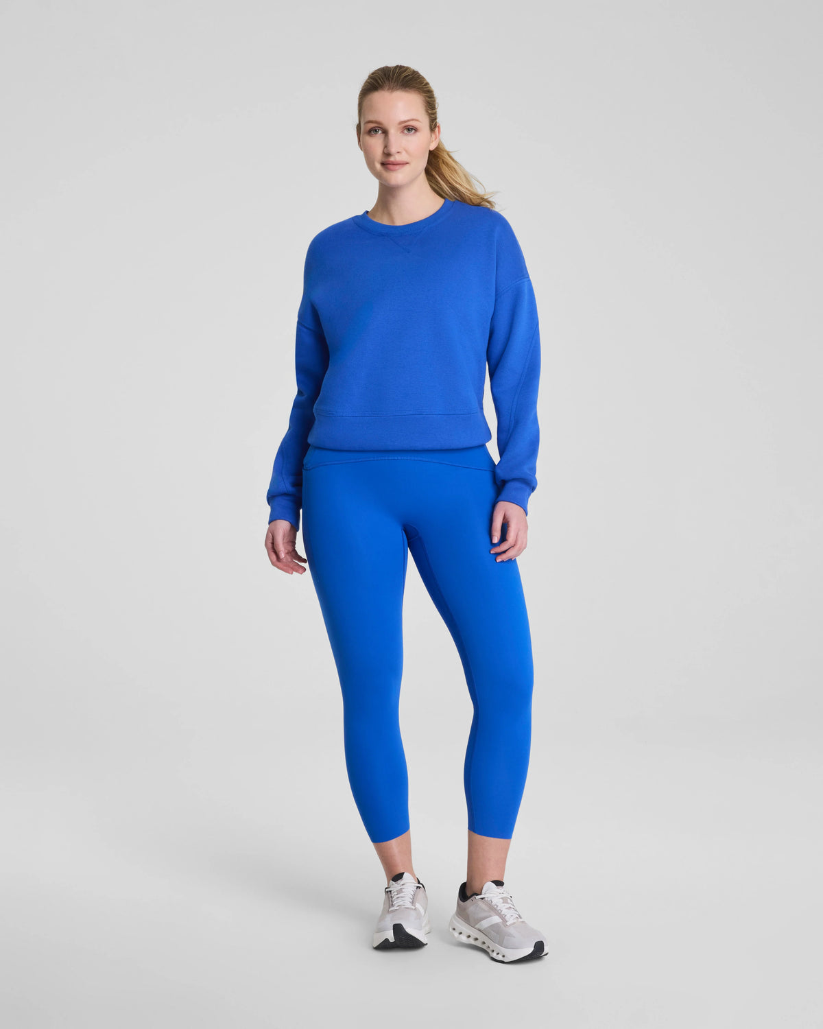 SPANX® BoostUp Cotton Fleece Crewneck | Current