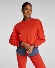 SPANX® Ponte Crewneck Long Sleeve Top | Poppy
