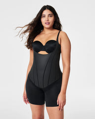 SPANXsupersculpt® TotalContour Open-Bust Mid-Thigh Bodysuit