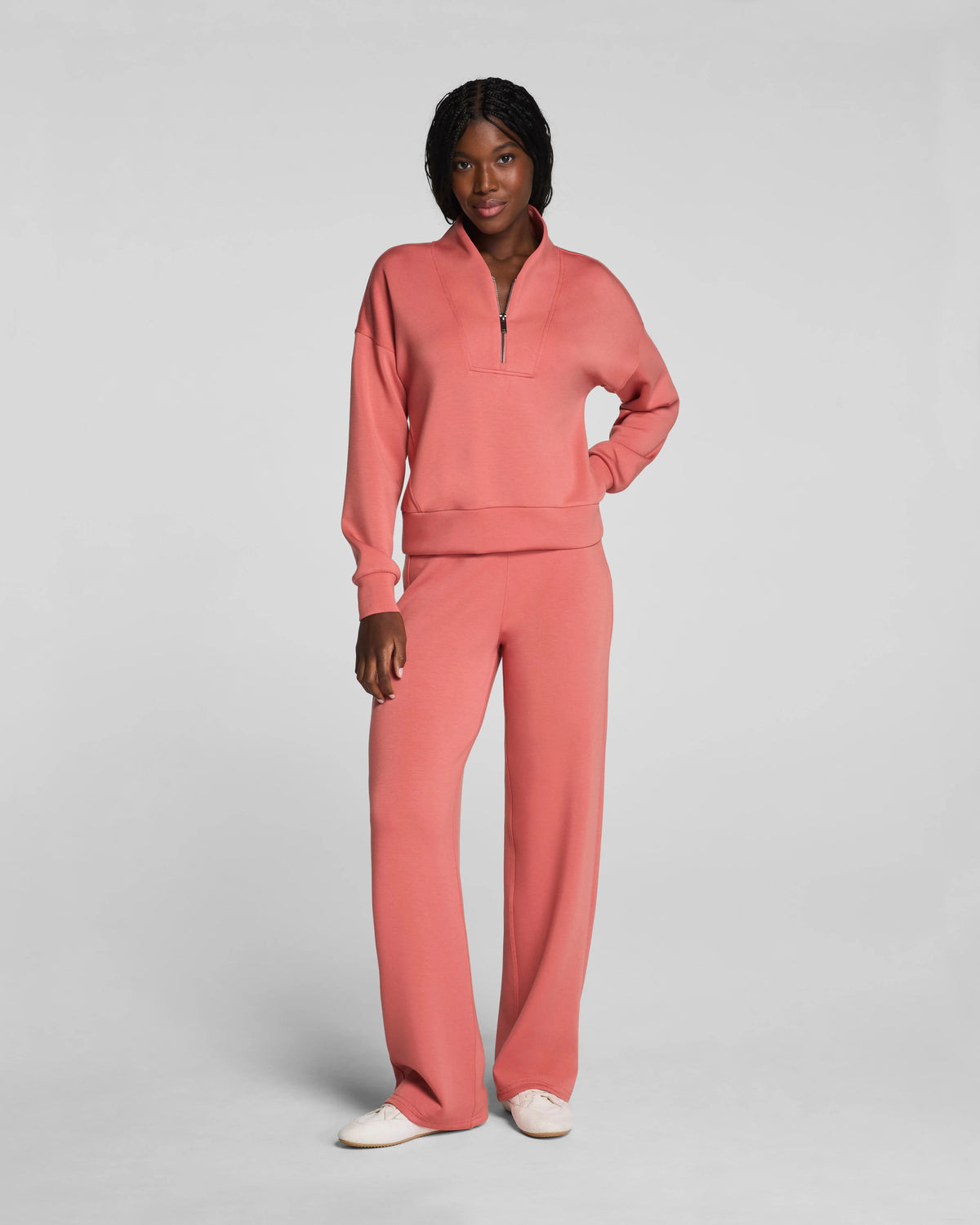 SPANX AirEssentials® Straight Leg Pant | Clay
