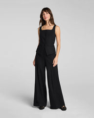 SPANX® EasyBreezy Cotton Linen Super Wide Leg Pant | Classic Black