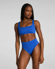 SPANXshape® Swim Scoop Neck Bikini Top | Current